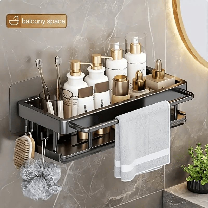 1 Organizador de Cocina con Soporte para Toallas, Especiero, Cesta para Esponjas y Desagüe de Fregadero, Solución para el Desagüe del Fregadero, con Barra para Toallas y Soporte para Cristales. - Image 9